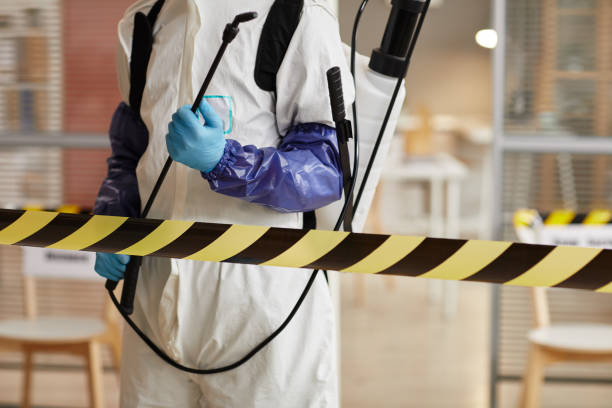 Professional Biohazard Cleanup technician working in Shafter, CA